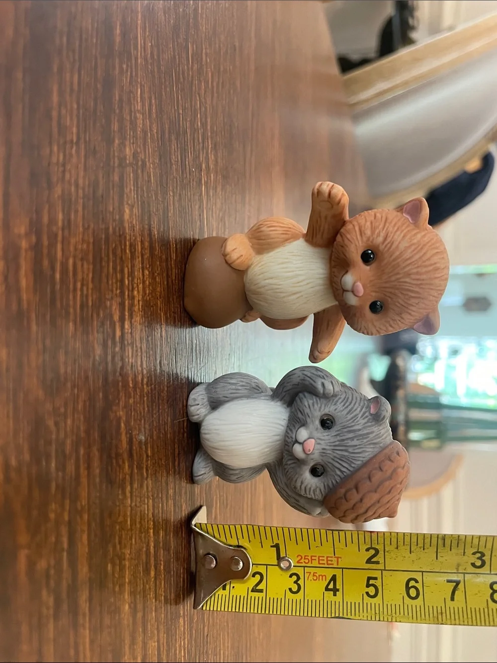 Vintage 1993 Avon Best Buddies Squirrels porcelain figurine set cottage Core